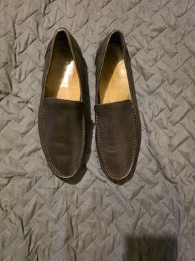 Cole Haan Brown Leather Slip-On Loafers